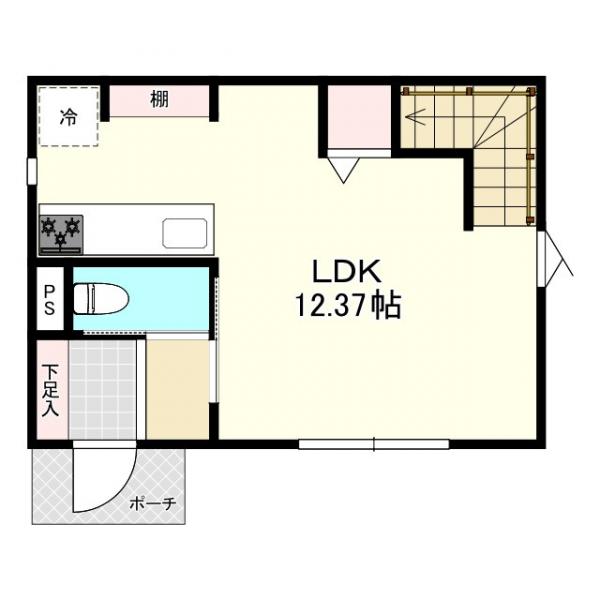 八戸市長根4丁目 間取り図 