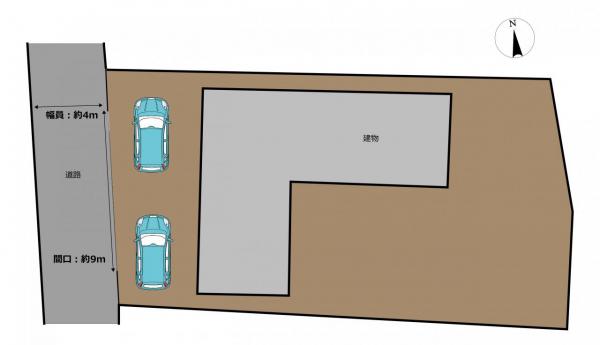 八戸市大字新井田字出口平 全体区画図 