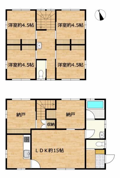 中古戸建 八戸市大字大久保字行人塚2-206 JR八戸線鮫駅 1,749万円