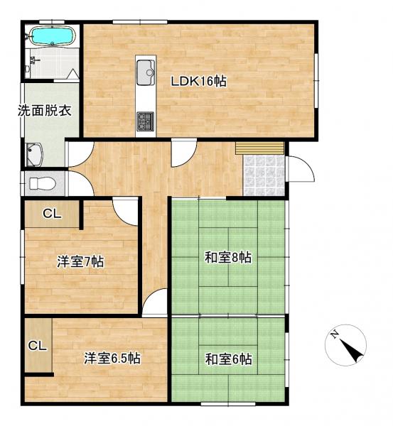 中古戸建 三戸郡五戸町字中道十文字21-1 青い森鉄道剣吉駅 1,499万円