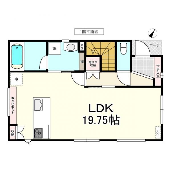 新築戸建 八戸市大字長苗代字内舟渡106-3、105-1 JR八戸線長苗代駅 3,100万円