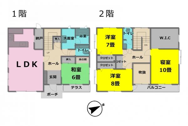中古戸建 八戸市吹上２丁目23-4 JR八戸線本八戸駅 1,780万円