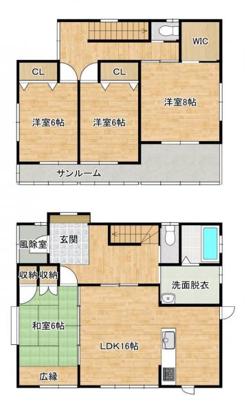 中古戸建 八戸市湊高台６丁目2-1 JR八戸線白銀駅 商談中