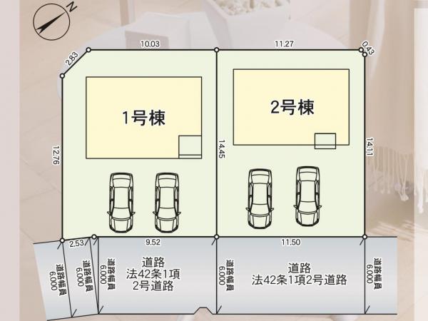 新築戸建 八戸市大字尻内町字根市内矢沢1-9、2-6（住居表示未確定） JR東北新幹線八戸駅 3,150万円
