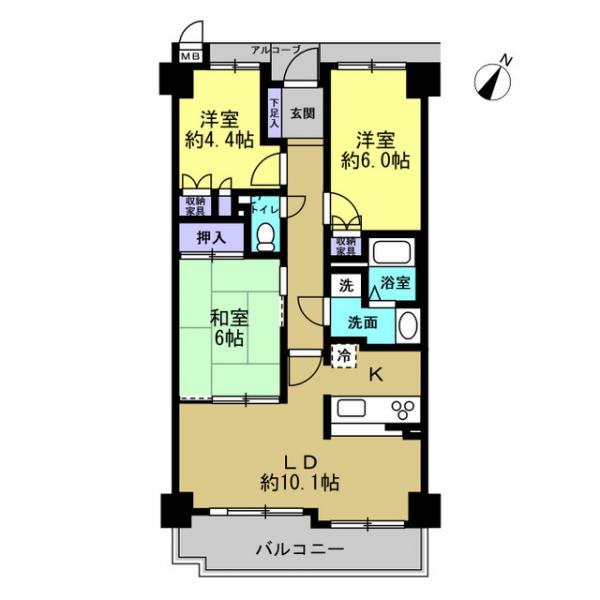 中古マンション 相模原市中央区上溝1669-3 JR相模線番田駅 1,690万円