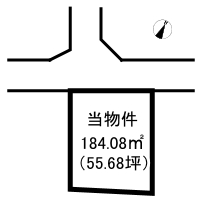 大明丘売地 土地図面