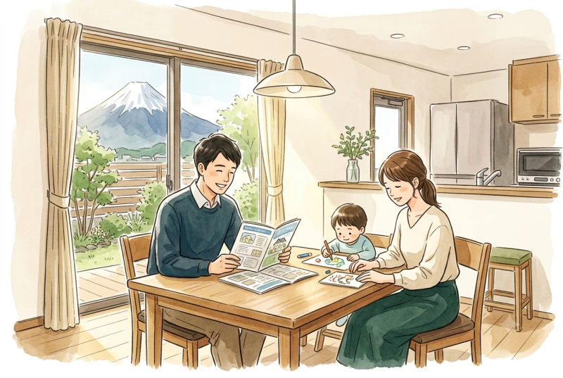 静岡県富士宮市でのローン返済困難と住み替えの事例