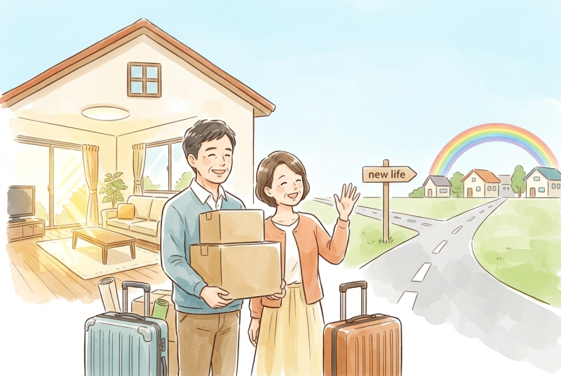 長崎県諫早市での転勤による住み替えの事例